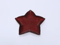 PLATO ESTRELLA NAVIDAD 30CM ROJO