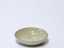 PLATO HONDO Ø21CM ESPIRAL OLIVA
