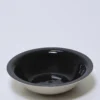 PLATO LOZA HONDO Ø23CM NEGRO