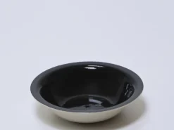 PLATO LOZA HONDO Ø23CM NEGRO