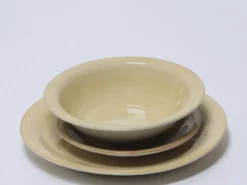 PLATO LOZA LLANO Ø26CM AMARILLO