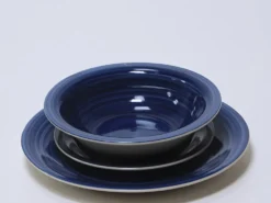 PLATO LOZA LLANO Ø26CM AZUL OSCURO