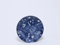 PLATO RAMITAS PORCELANA MARINO 19CM