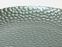 PLATO TARTA CRISTAL VERDE 28CM