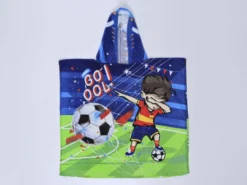 PONCHO FOOTBALL 60X120 T2-5AÑOS