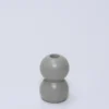 PORTAVELAS BURBUJA GRIS 11CM