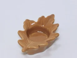 PORTAVELAS HOJA OCRE