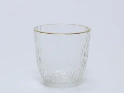 PORTAVELAS TALLADO TRANSPARENTE Ø9CM