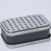 RALLADOR C/BANDEJA INOX GRIS
