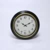 RELOJ PARED REDONDO NEGRO 40CM