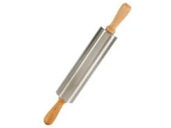 RODILLO ACERO MANGO MADERA Ø4X32CM