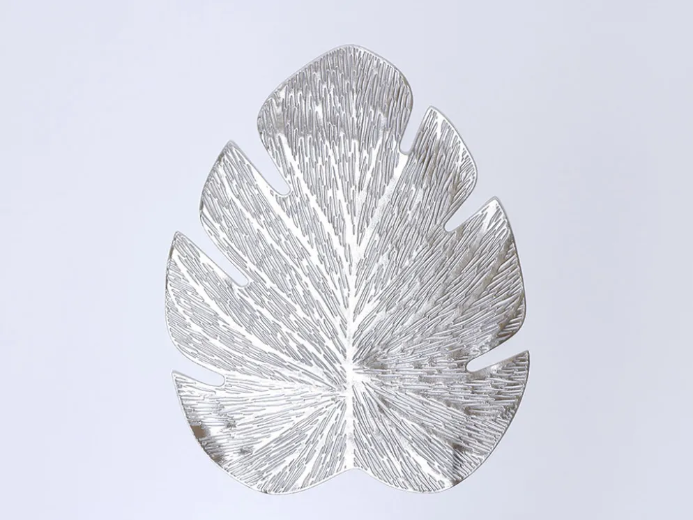 SALVAMANTEL HOJA PLATEADO