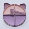 SET COMIDA GATITO ROSA