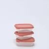 SET 3 FIAMBRERA RECTANGULAR CORAL