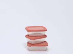 SET 3 FIAMBRERA RECTANGULAR CORAL