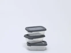 SET 3 FIAMBRERA RECTANGULAR GRIS