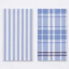SET 2 PAÑOS COCINA NAF NAF AZUL 40X60