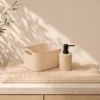 SET 3 PIEZAS BAÑO BEIGE