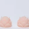 SET 2 VELAS FLOR ROSA Ø6CM
