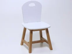 SILLA INFANTIL MDF-PINO BLANCO 28X28X50CM