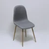 SILLA TELA GRIS CLARO OSLO