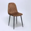 SILLA TERCIOPELO MARRON 43X51X86CM