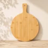 TABLA REDONDA CON ASA BAMBU 24CM