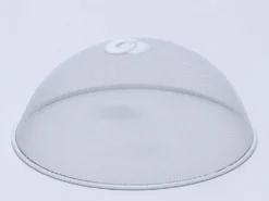 TAPA ALIMENTOS METAL 30CM BLANCA