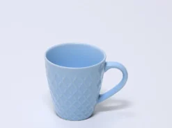 TAZA CERAMICA DIAMANTE 345ML AZUL