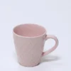 TAZA CERAMICA DIAMANTE 345ML ROSA