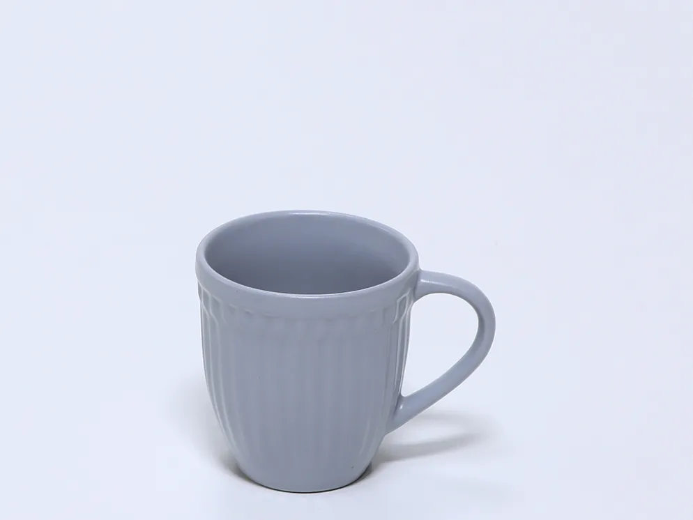 TAZA CERAMICA LIA 350ML GRIS