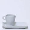 TAZA+PLATO RECTANGULAR CAFE CON LECHE 180ML