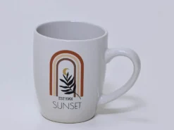 TAZA PORCELANA SUNSET 350 ML