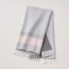 TOALLA PAREO P104 GRIS 95X175