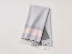 TOALLA PAREO P104 GRIS 95X175