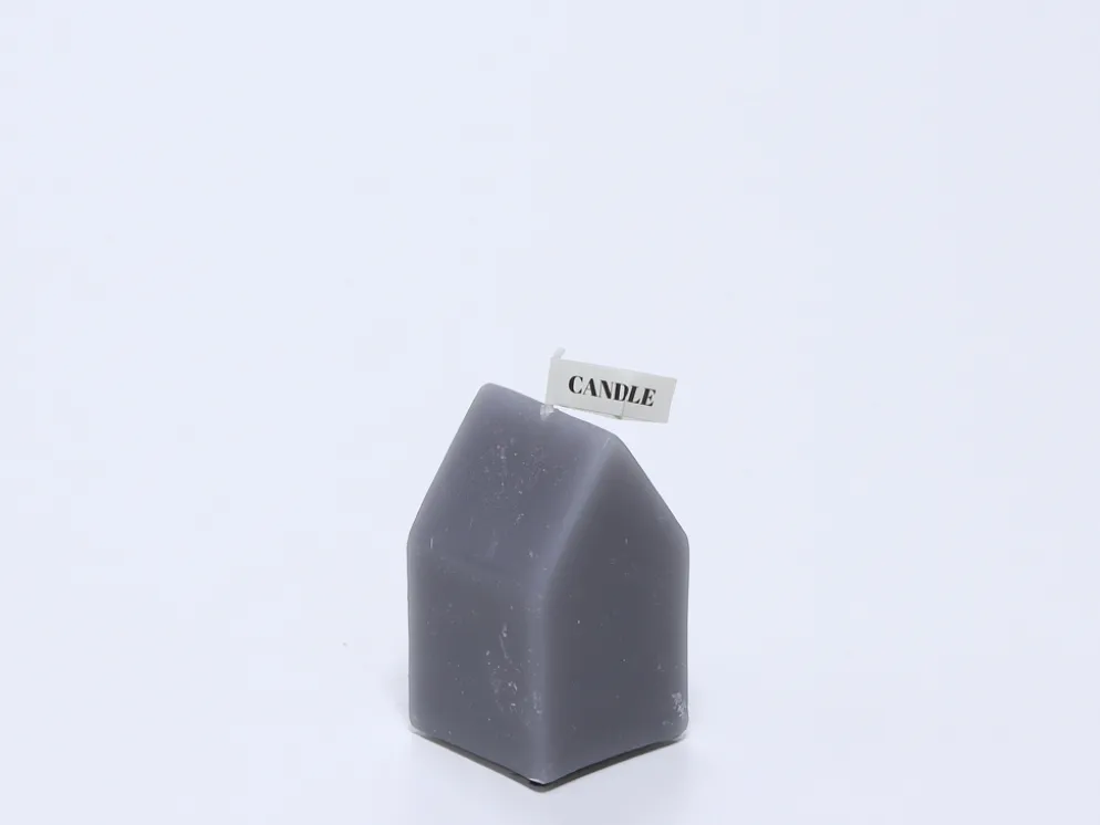 VELA CASA 5X5X9CM GRIS