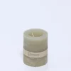 VELA CERA 6.5X8 GRIS
