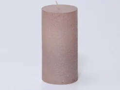 VELA ROSA Ø7X14CM
