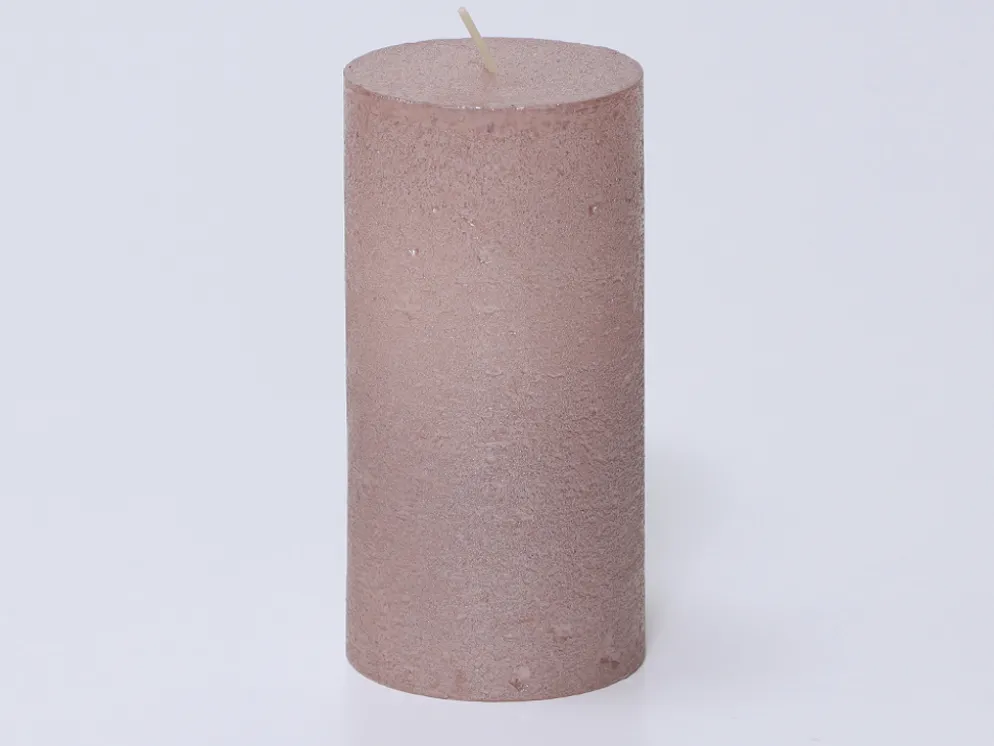 VELA ROSA Ø7X14CM