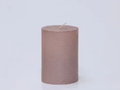 VELA ROSA Ø7X10CM