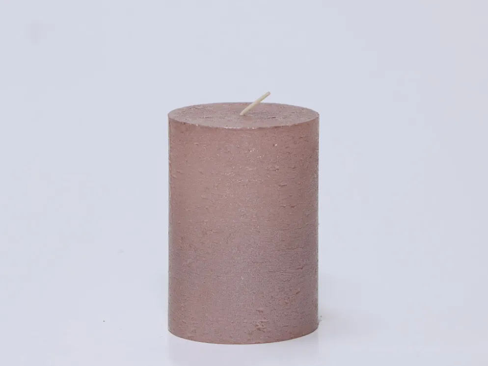 VELA ROSA Ø7X10CM