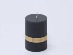 VELA RUSTIC AZUL OSCURO Ø7X10CM