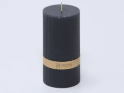 VELA RUSTIC AZUL OSCURO Ø7X14CM