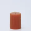 VELA RUSTIC NARANJA Ø6X8CM
