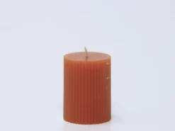 VELA RUSTIC NARANJA Ø6X8CM