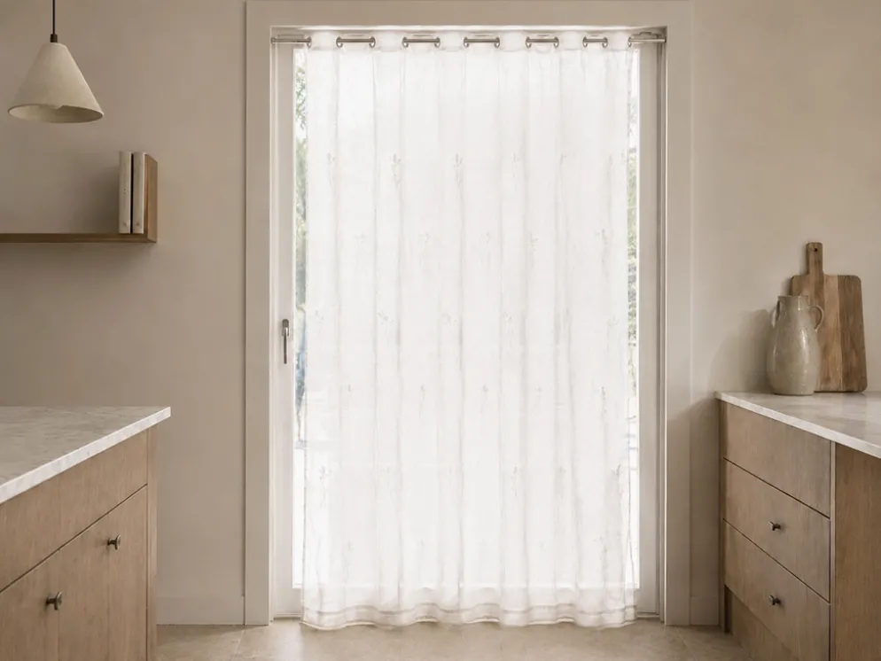 VISILLO COCINA ESPIGA BLANCA 145X220