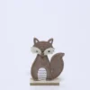 ZORRO DECORATIVO CON FIELTRO 16CM BEIGE