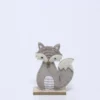 ZORRO DECORATIVO CON FIELTRO 16CM CREMA